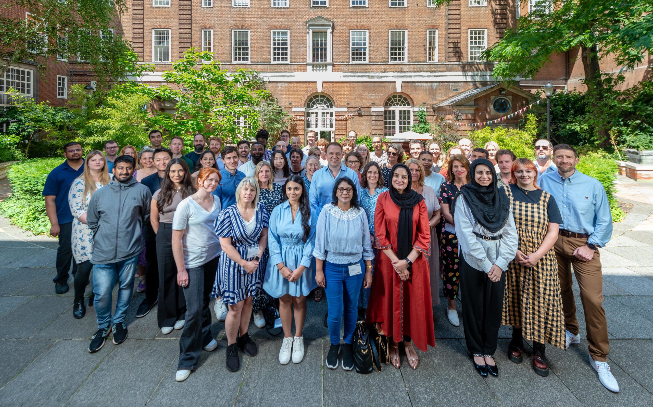 Group photo of everyone who works at Mindful Education.